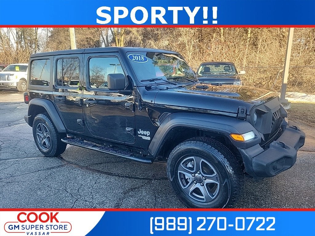 2018 Jeep Wrangler Unlimited Sport S