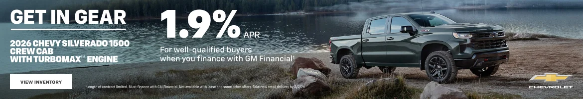 2026 Chevy Silverado 1500 Crew Cab 